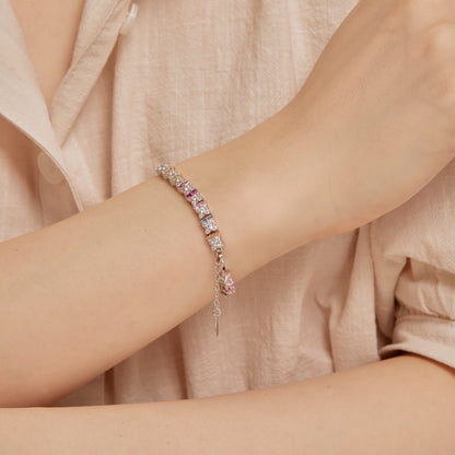 [Amore Jewels]Unique Colorful Flower Shape Daily Bracelet