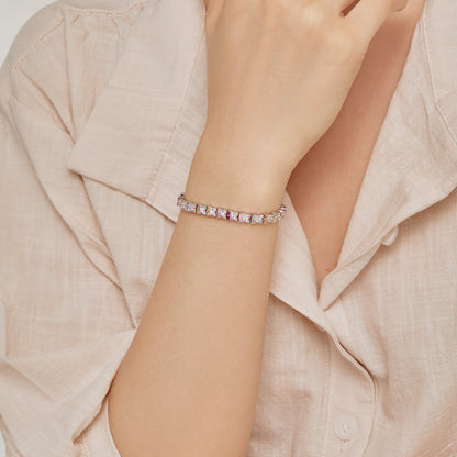 [Amore Jewels]Unique Colorful Flower Shape Daily Bracelet
