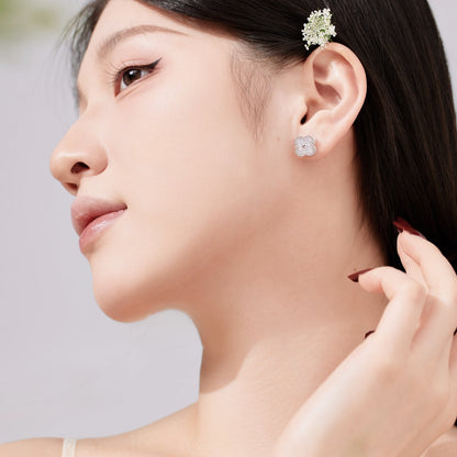 [Amore Jewels]Four Leaf Clover Fashion Earrings