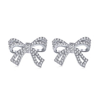 [Amore Jewels]Dainty Bow Shape Earrings