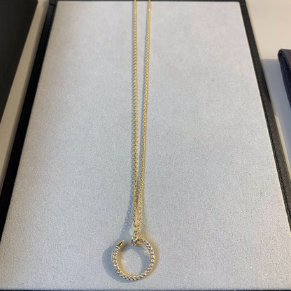[Amore Jewels]JUSTE NECKLACE GOLD DIAMONDS
