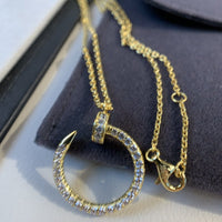 [Amore Jewels]JUSTE NECKLACE GOLD DIAMONDS