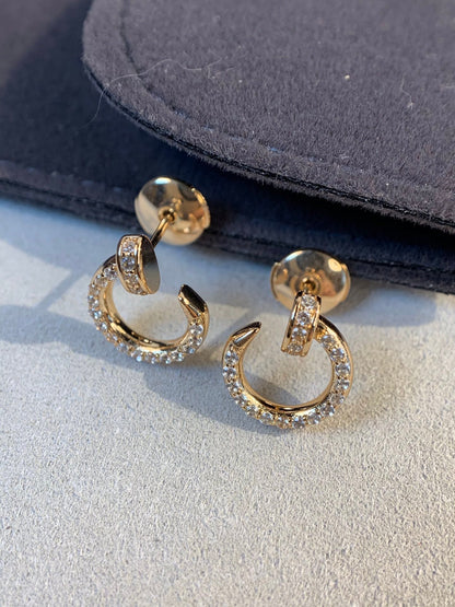 [Amore Jewels]JUSTE EARRINGS GOLD DIAMONDS