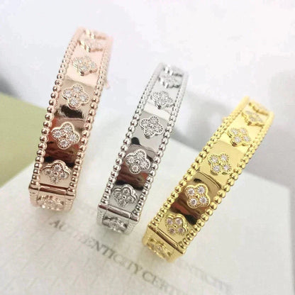 [Amore Jewels]CLOVER BRACELET 8MM DIAMONDS