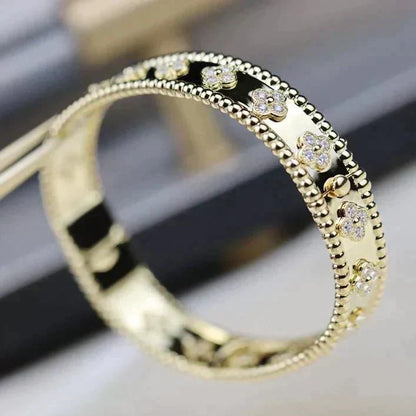 [Amore Jewels]CLOVER BRACELET 8MM DIAMONDS