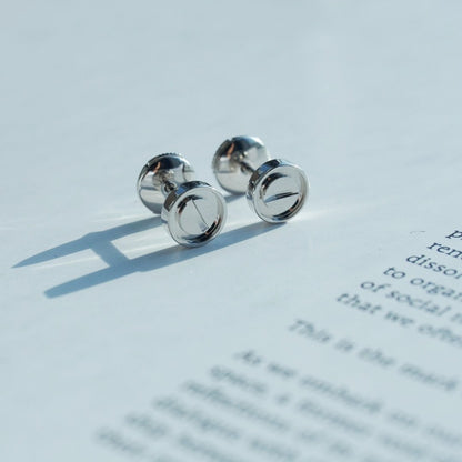[Amore Jewels]LOVE EARRINGS SILVER 10MM