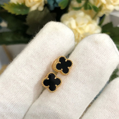 [Amore Jewels]CLOVER MINI GOLD EARRINGS