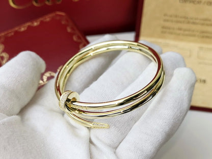 [Amore Jewels]JUSTE BRACELET 3.5MM DOUBLE ROW DIAMOND