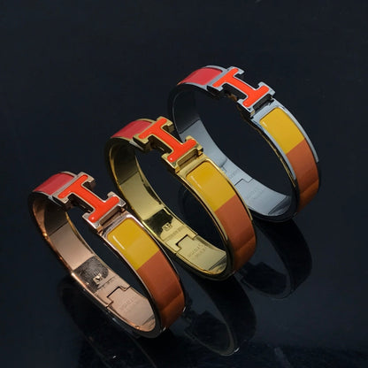 [Amore Jewels]H BRACELET ORANGE RAINBOW CERAMIC
