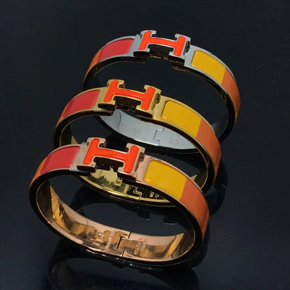 [Amore Jewels]H BRACELET ORANGE RAINBOW CERAMIC