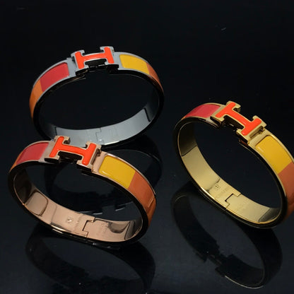 [Amore Jewels]H BRACELET ORANGE RAINBOW CERAMIC