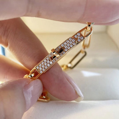[Amore Jewels]CHAINE BRACELET SMALL MODEL DIAMOND