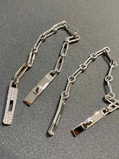 [Amore Jewels]CHAINE BRACELET SMALL MODEL DIAMOND