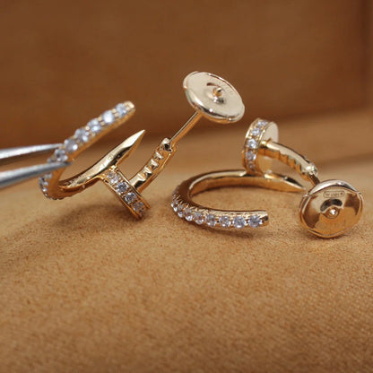 [Amore Jewels]JUSTE FULL DIAMOND SMALL EARRINGS