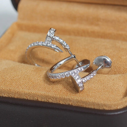 [Amore Jewels]JUSTE FULL DIAMOND SMALL EARRINGS