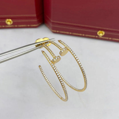 [Amore Jewels]JUSTE FULL DIAMOND LARGE EARRINGS