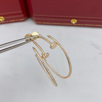 [Amore Jewels]JUSTE EARRINGS FULL DIAMONDS 1.8MM
