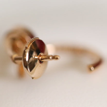 [Amore Jewels]JUSTE EARRINGS PINK GOLD
