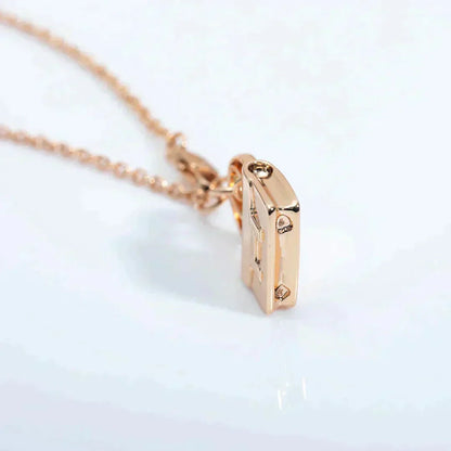 [Amore Jewels]AMULETTE PEDANT ROSE GOLD NECKLACE