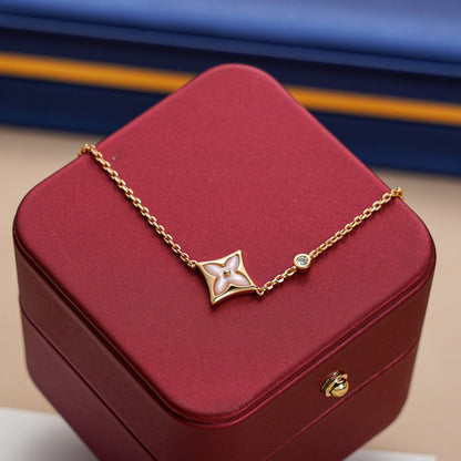 [Amore Jewels]STAR 1 DIAMOND PINK GOLD BRACELET