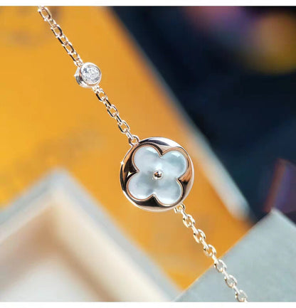 [Amore Jewels]SUN MOP GOLD 1 DIAMOND NECKLACE