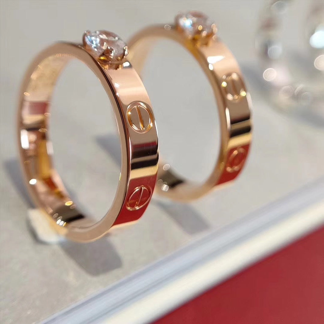 [Amore Jewels]LOVE RING 3.6MM 1 BIG DIAMOND