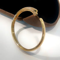 [Amore Jewels]PANTHERE GOLD DIAMOND OPEN BRACELET