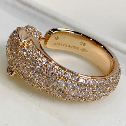 [Amore Jewels]PANTHERE PINK GOLD DIAMOND RING