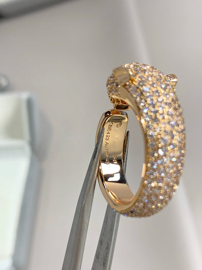 [Amore Jewels]PANTHERE PINK GOLD DIAMOND RING