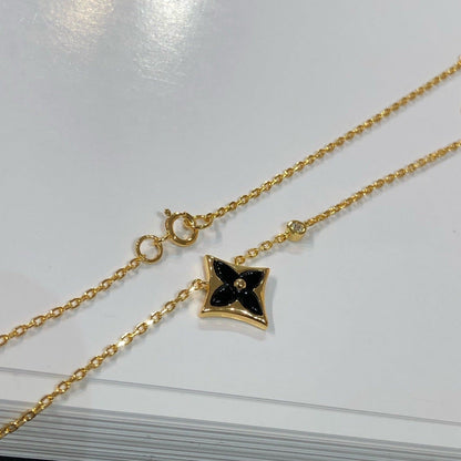 [Amore Jewels]STAR BLACK MOP NECKLACE