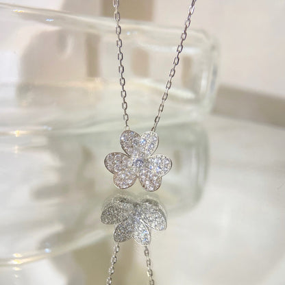 [Amore Jewels]FLOWER DIAMOND NECKLACE