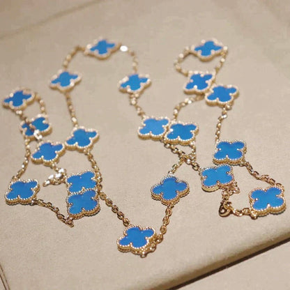 [Amore Jewels]CLOVER 20 MOTIFS TURQUOISE GOLD