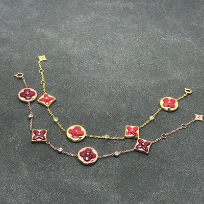 [Amore Jewels]STAR AND SUN CARNELIAN 4 MOTIFS 3 DIAMONDS
