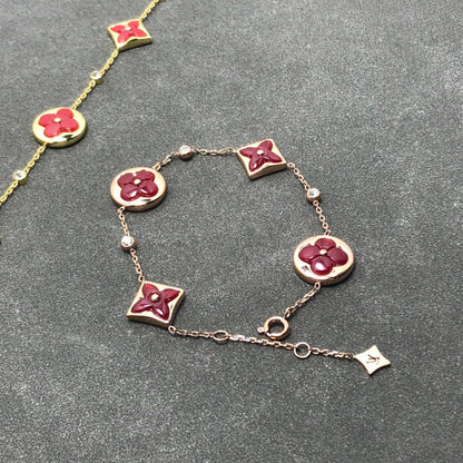[Amore Jewels]STAR AND SUN CARNELIAN 4 MOTIFS 3 DIAMONDS