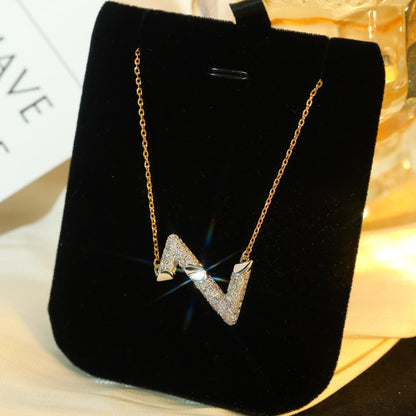 [Amore Jewels]VOLT SILVER DIAMOND PEDANT NECKLACE