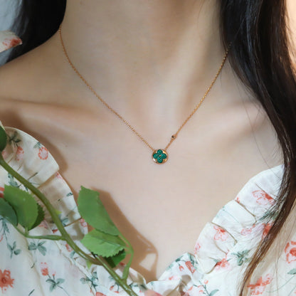 [Amore Jewels]SUN PEDANT PINK GOLD 1 DIAMOND NECKLACE