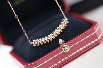 [Amore Jewels]CLASH PINK GOLD NECKLACE