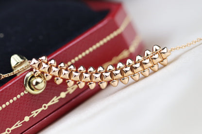 [Amore Jewels]CLASH PINK GOLD NECKLACE