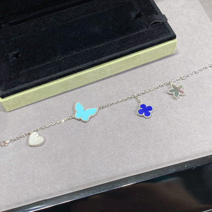 [Amore Jewels]LUCKY SPRING SILVER BRACELET 4 MOTIF