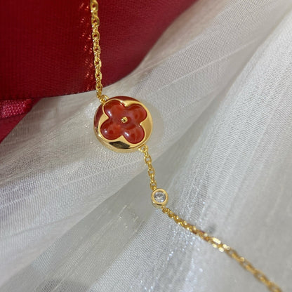 [Amore Jewels]SUN PEDANT CARNELIAN BRACELET