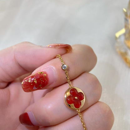 [Amore Jewels]SUN PEDANT CARNELIAN BRACELET