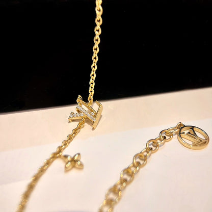 [Amore Jewels]LOGO STAR MOTIF GOLD BRACELET