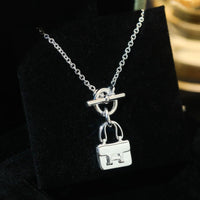 [Amore Jewels]POP H PEDANT SILVER NECKLACE