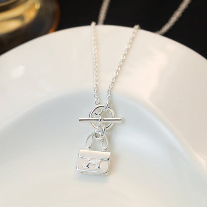 [Amore Jewels]POP H PEDANT SILVER NECKLACE