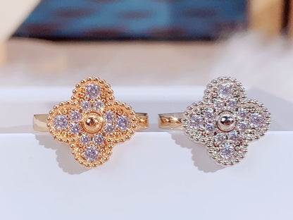 [Amore Jewels]CLOVER DIAMOND RING