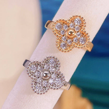 [Amore Jewels]CLOVER DIAMOND RING