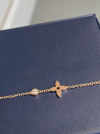 [Amore Jewels]STAR DIAMOND PINK GOLD BRACELET