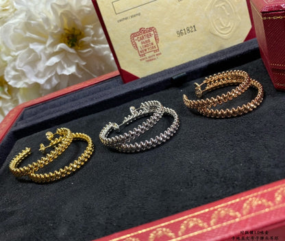 [Amore Jewels]CLASH LARGE HOOP EARRINGS