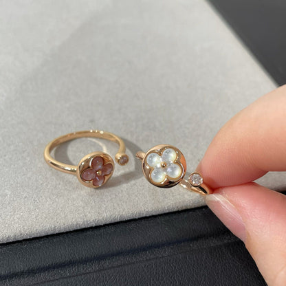 [Amore Jewels]SUN 1 DIAMOND PINK MOP RING