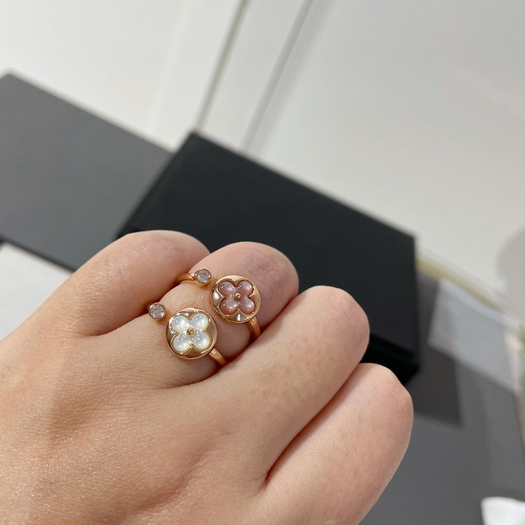 [Amore Jewels]SUN 1 DIAMOND PINK MOP RING